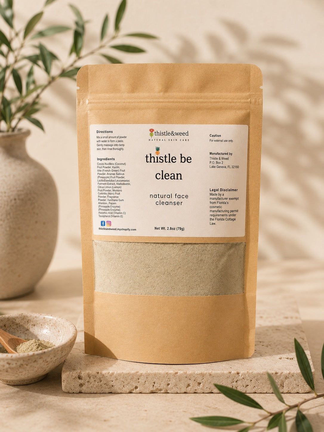 Thistle & Weed | Thistle Be Clean Fruit Enzyme Powder Cleanser
