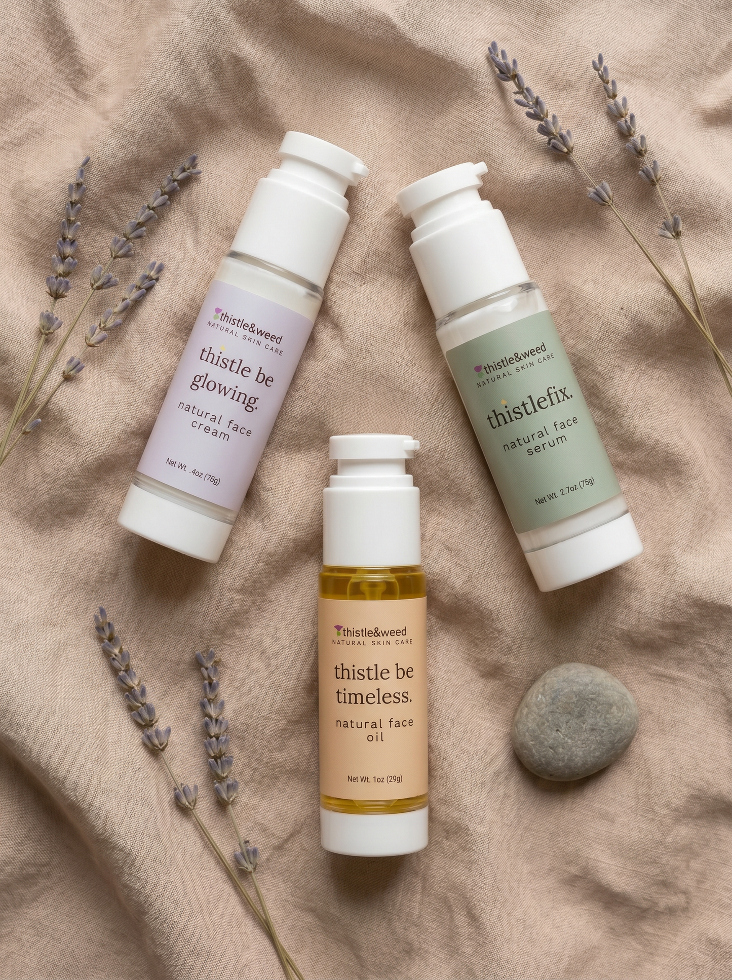 Thistle & Weed | Hydration Heroes Skincare Set for Dry & Mature Skin